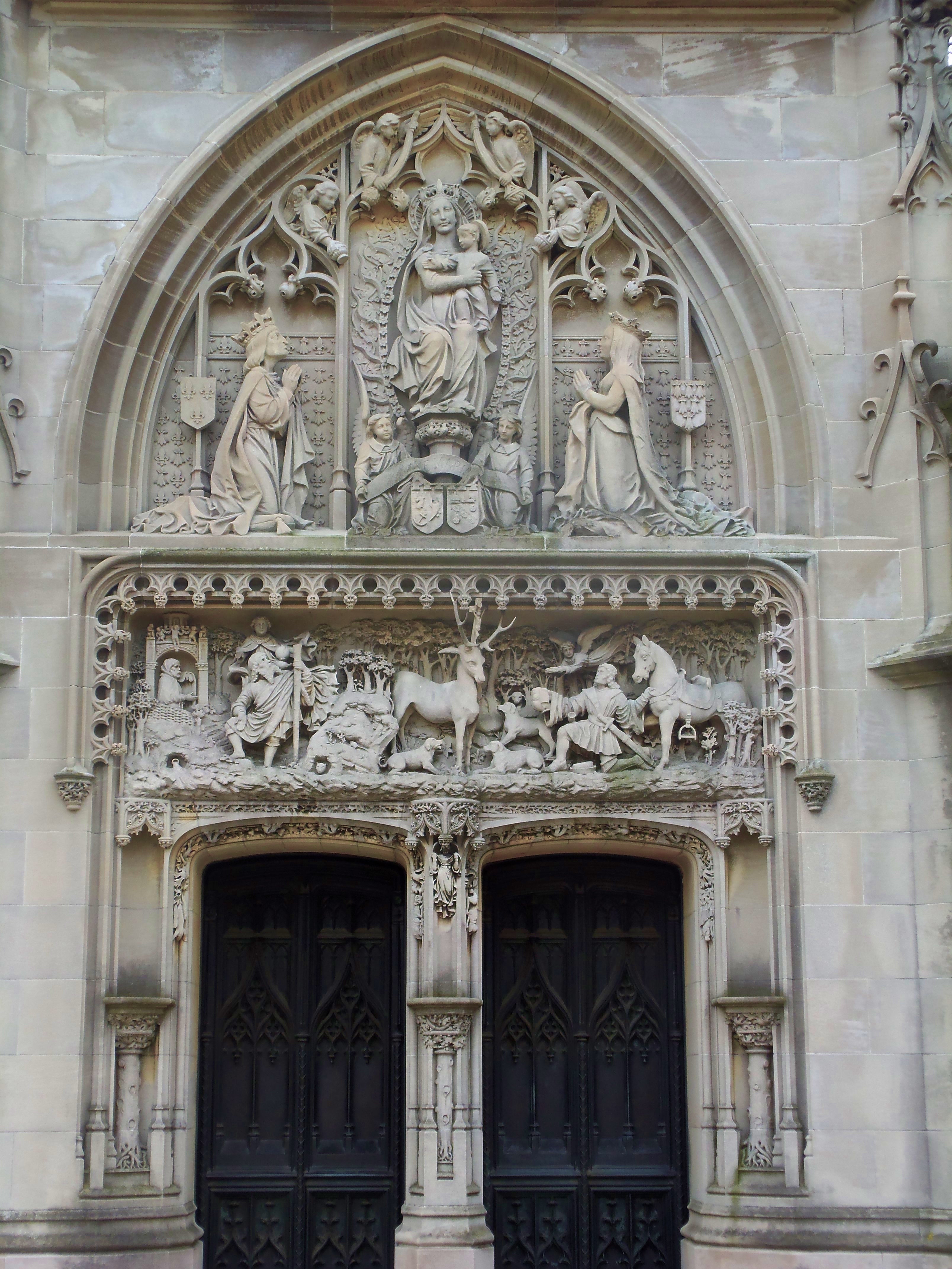 Belmont Mausoleum arched doorway