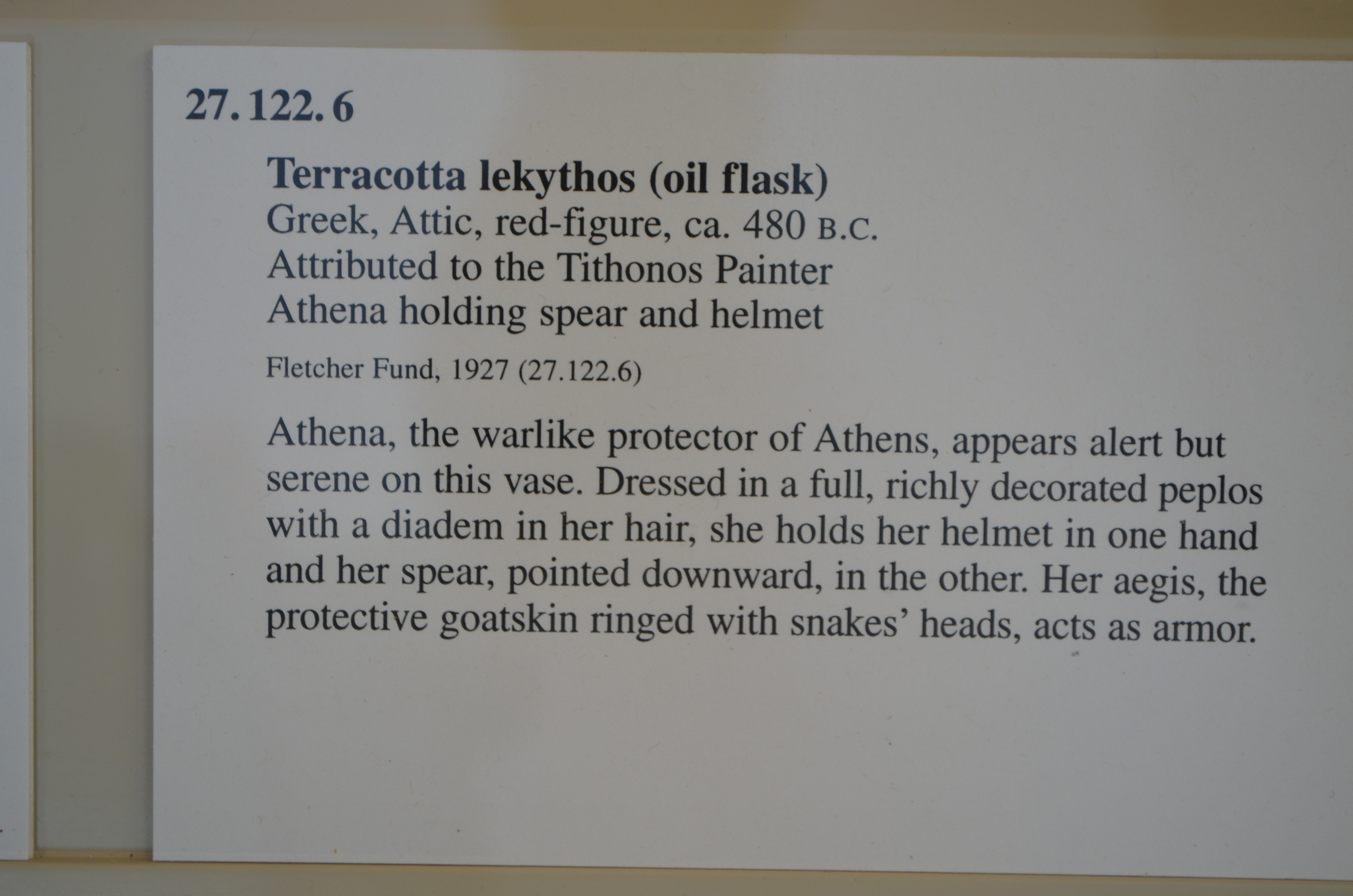 Athena, description