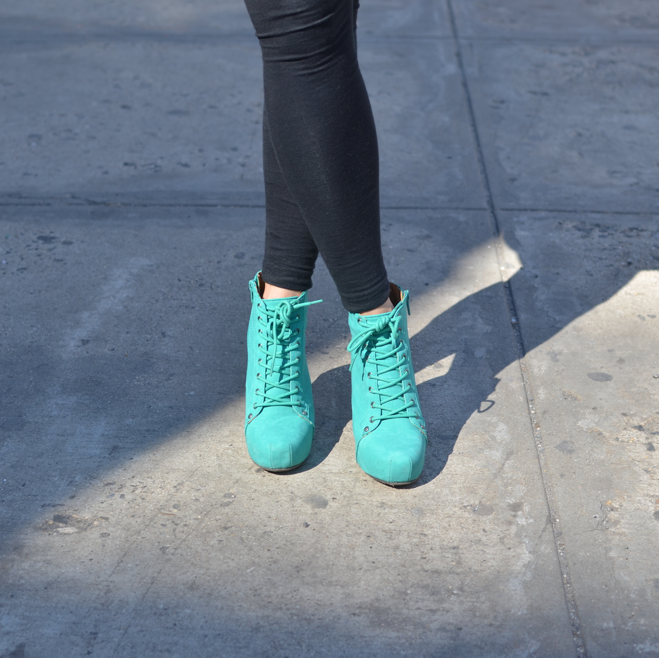 minty Bowery booties