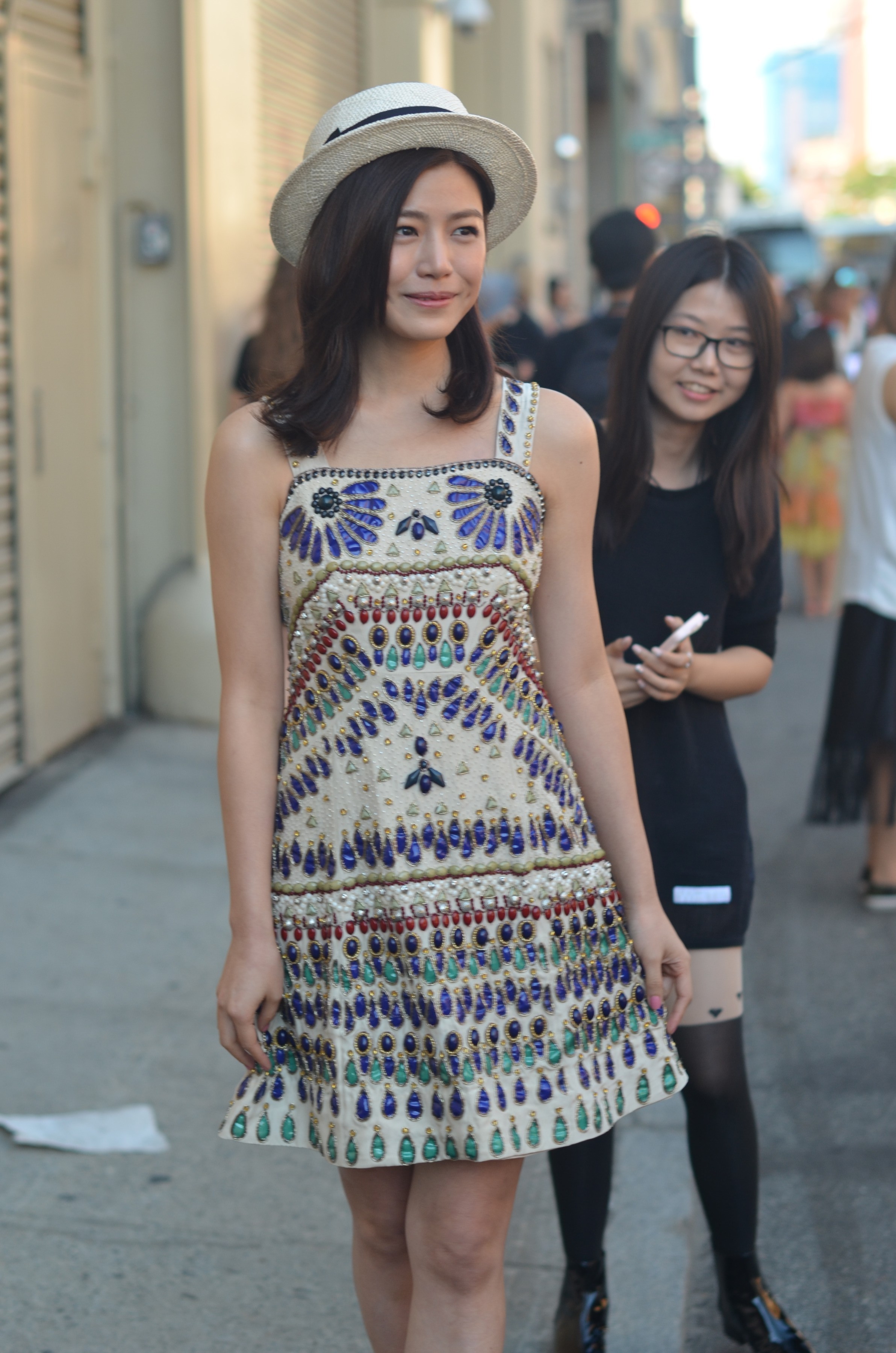 Chinese actress at NYFW