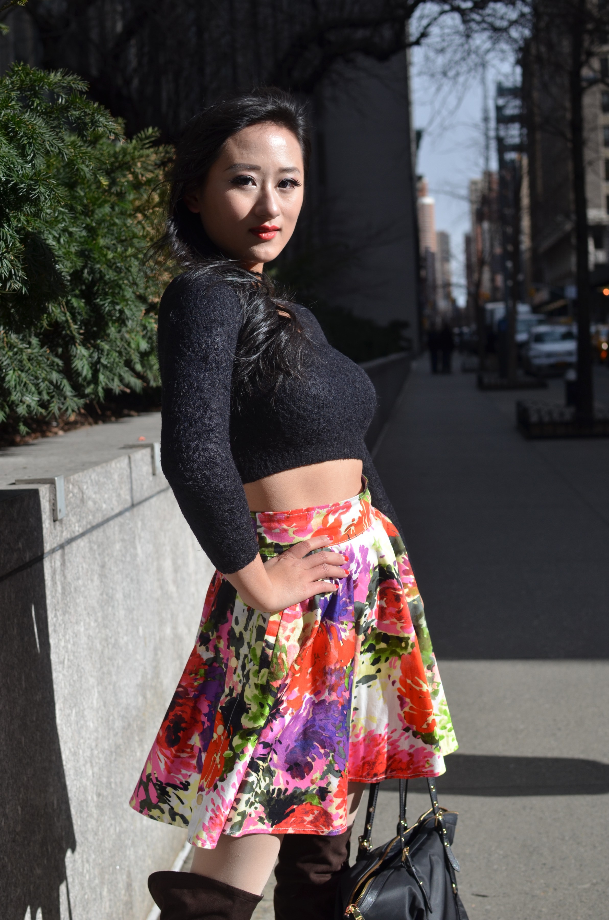 beautiful Chinese girl in NYC