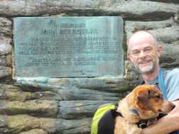 Burroughs Plaque on Slide Mountain