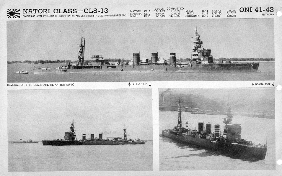 Japanese cruiser Natori photos
