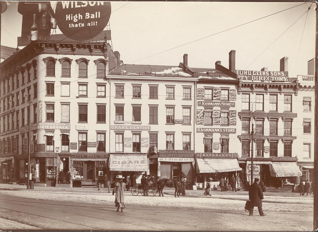 Hartford, CT 1903, Main and State streets
