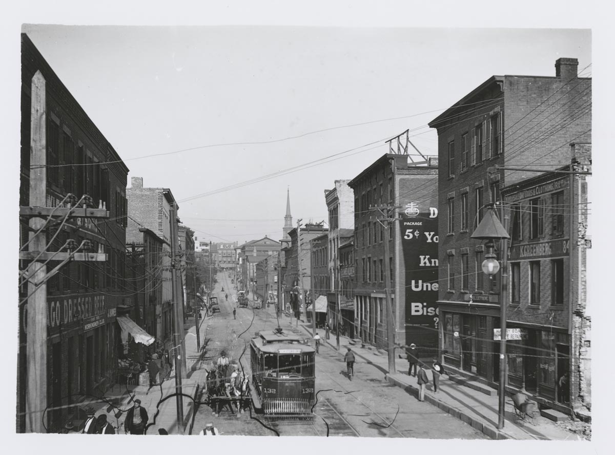 Morgan St. looking west in 1903