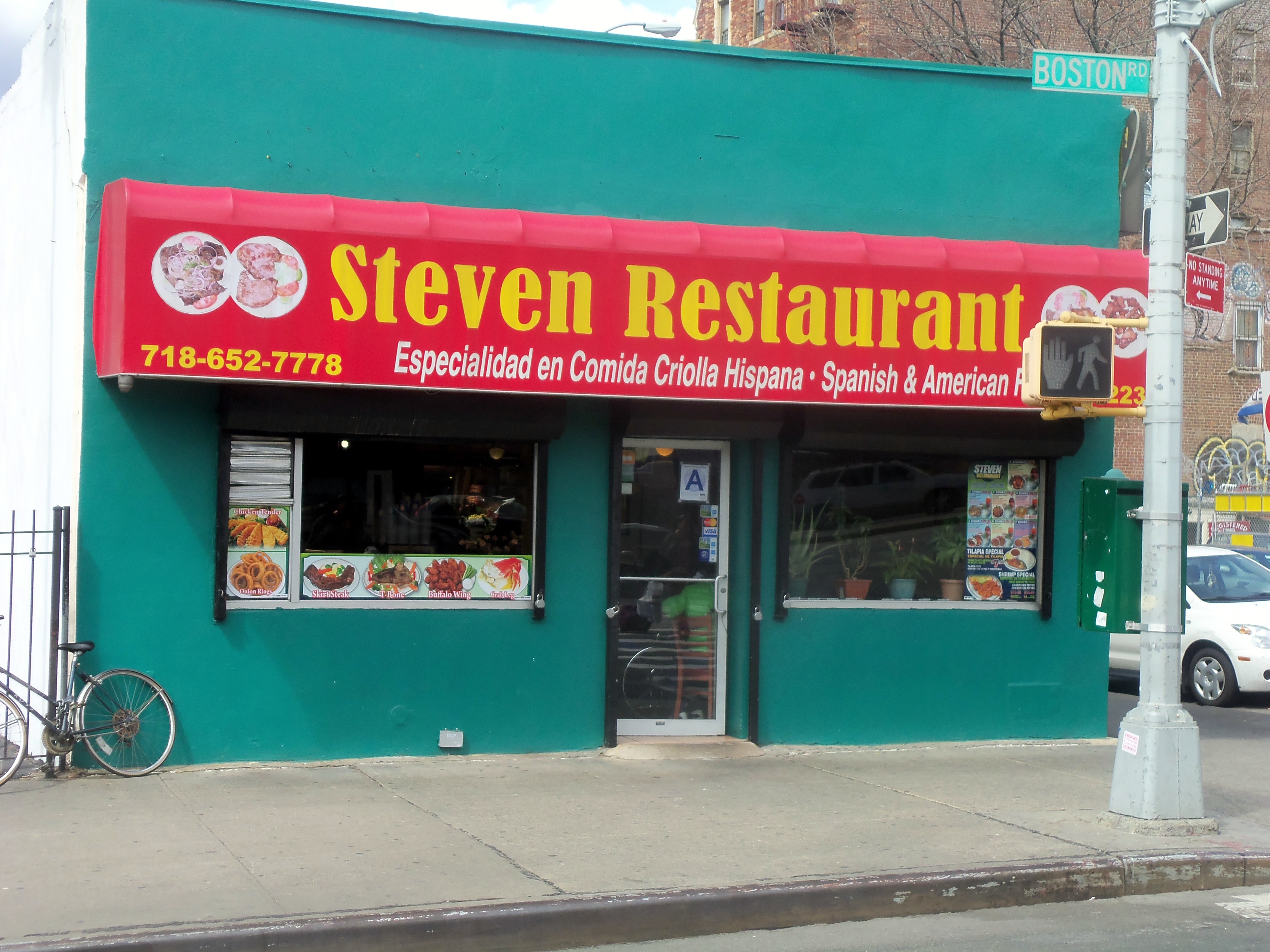 Steven Restaurant, cuchifritos on Boston Rd.
