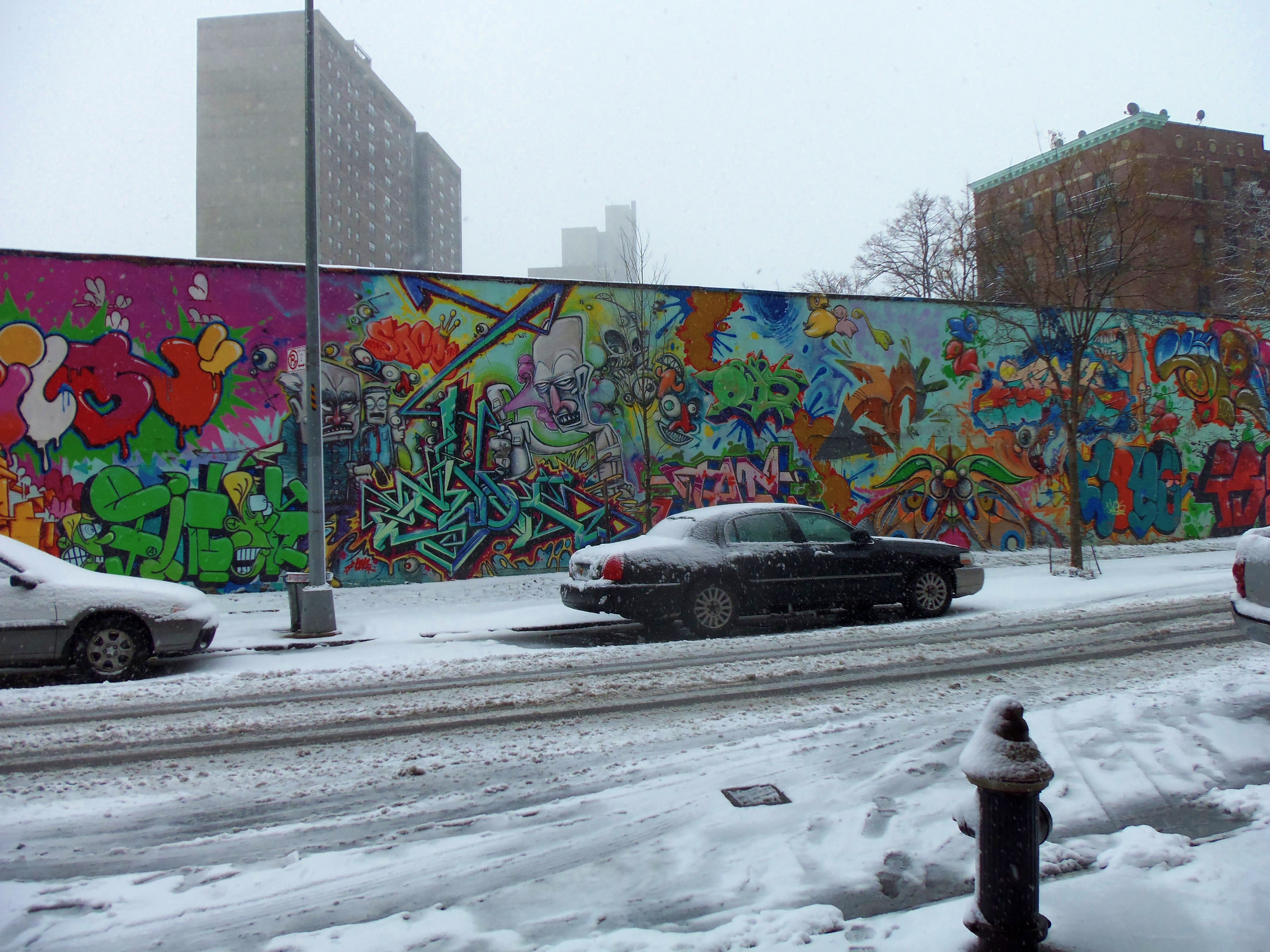 East 163rd Street graffiti - right