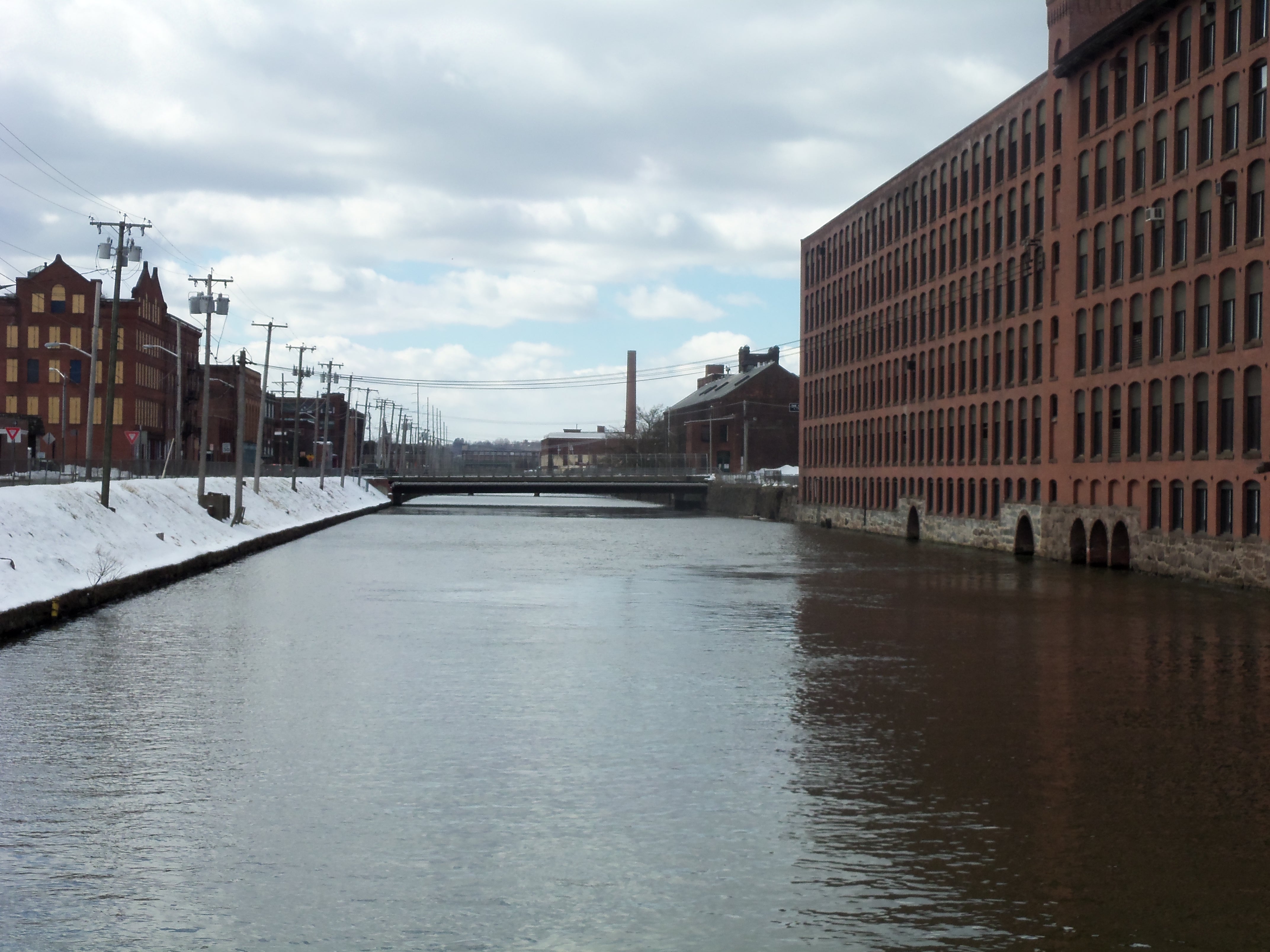 Holyoke mill and canal