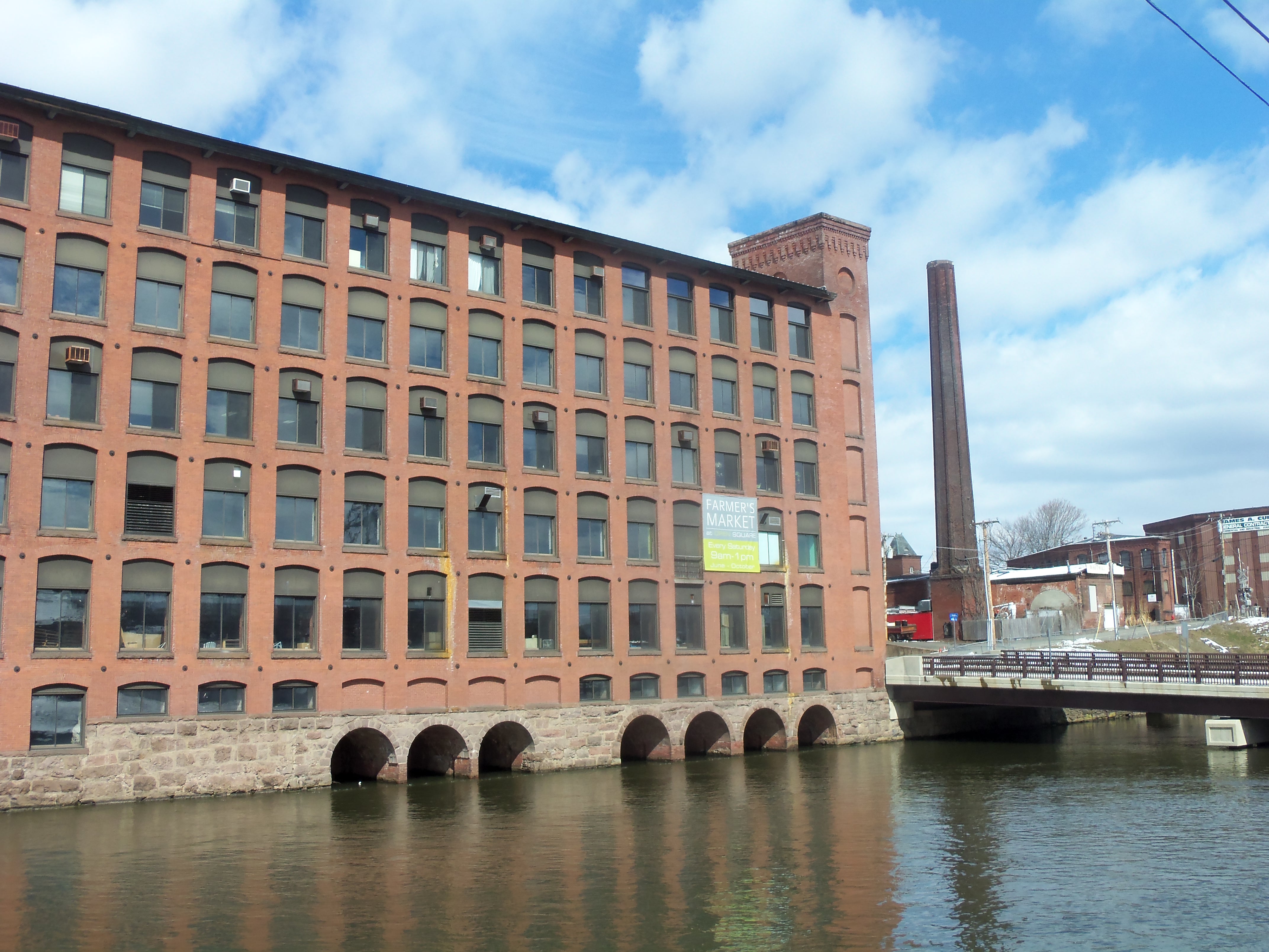 Holyoke mill and canal