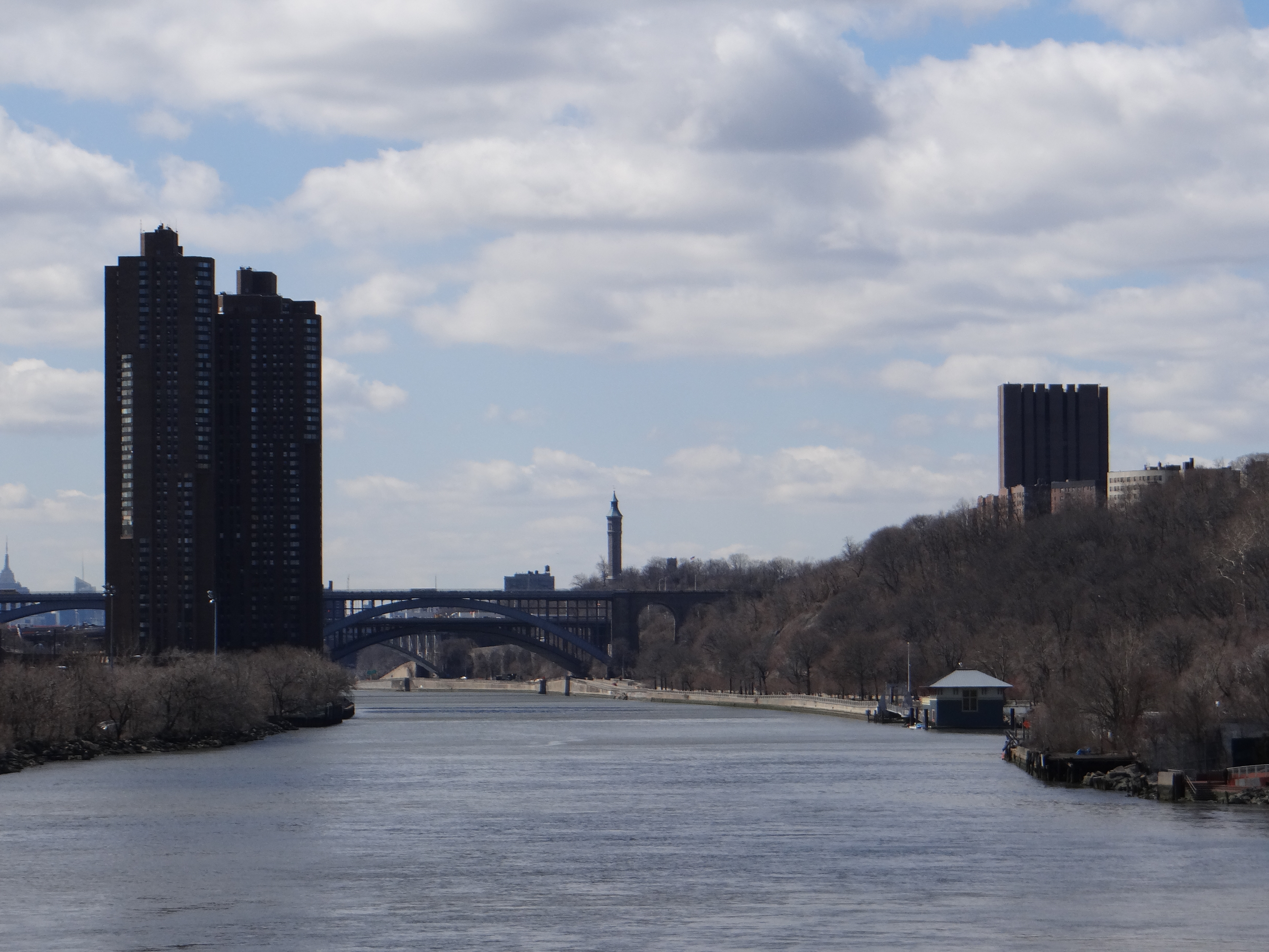 View of Harlem River and Highbridge Tower