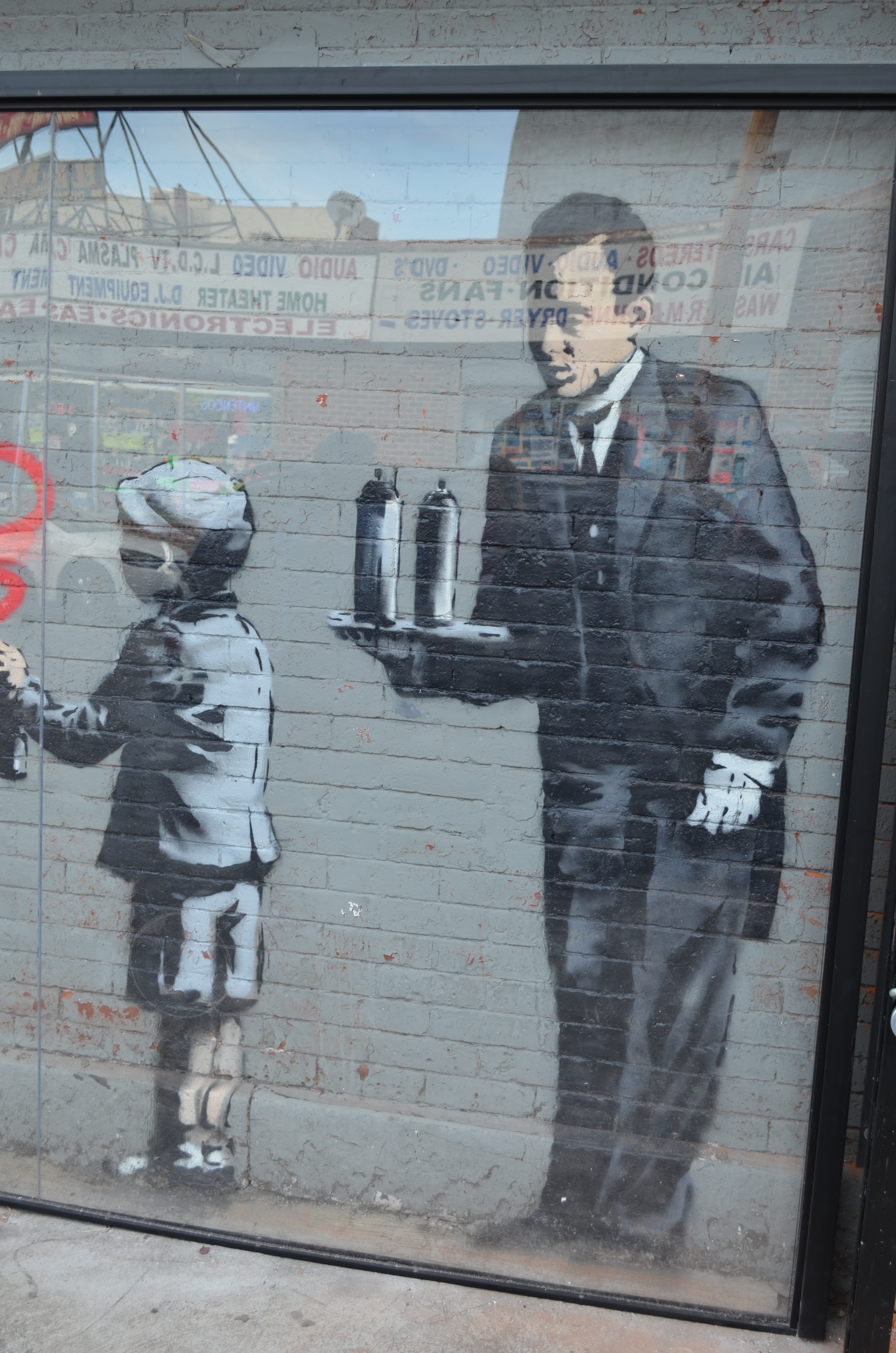 Banksy in The Bronx detail