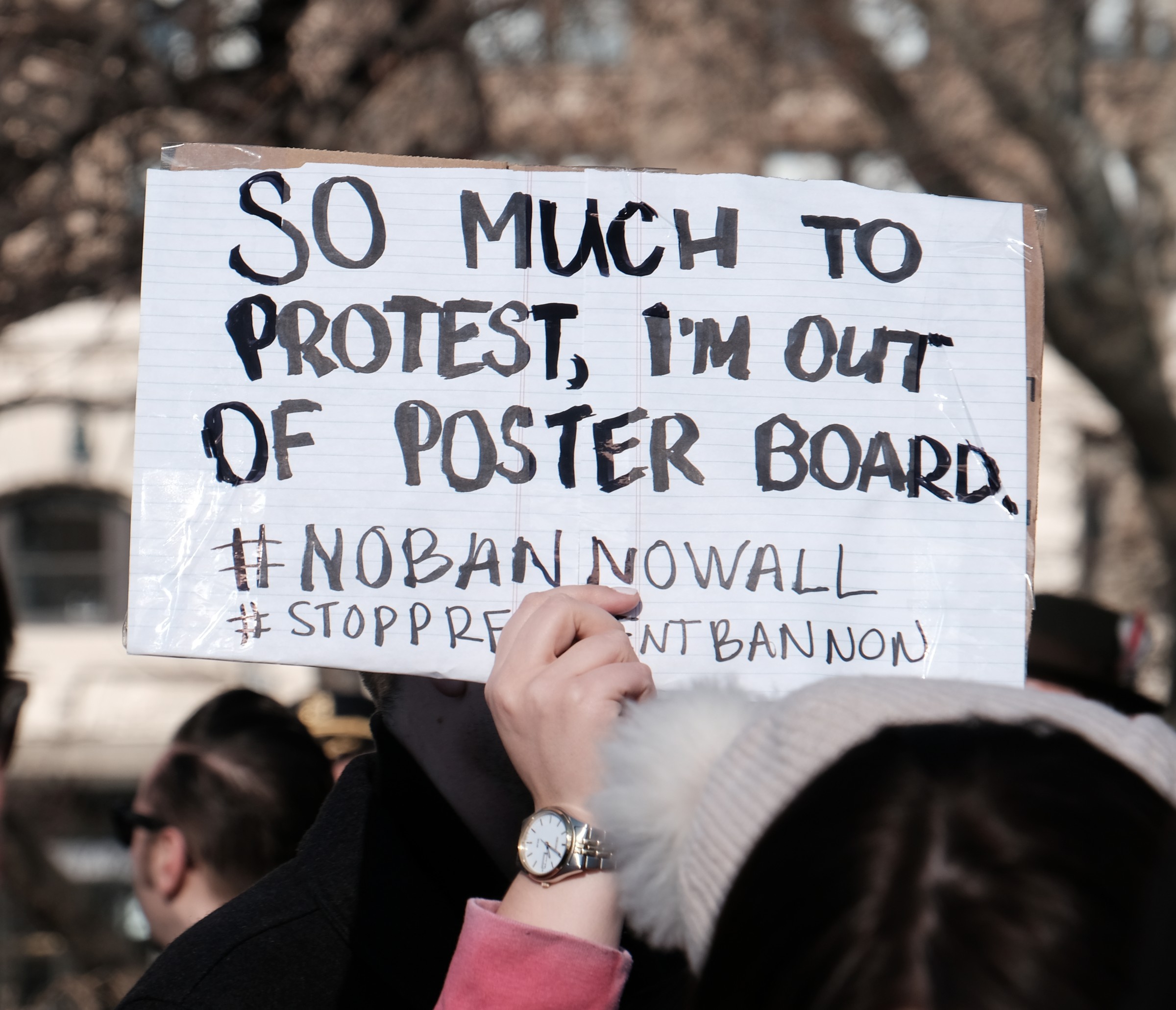 SO much to protest I'm out of poster board