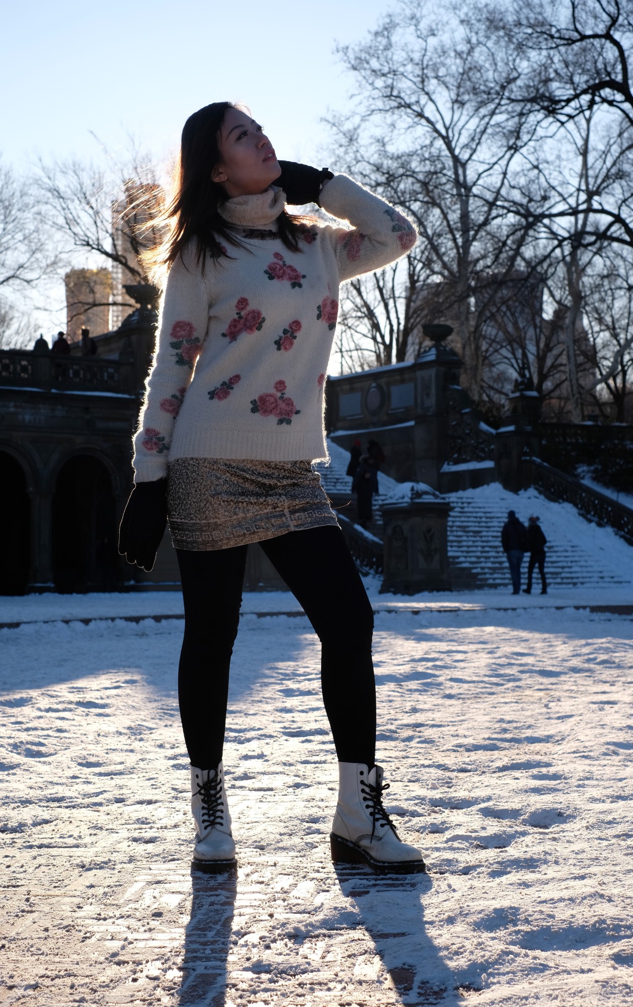 chinese girl in central park
