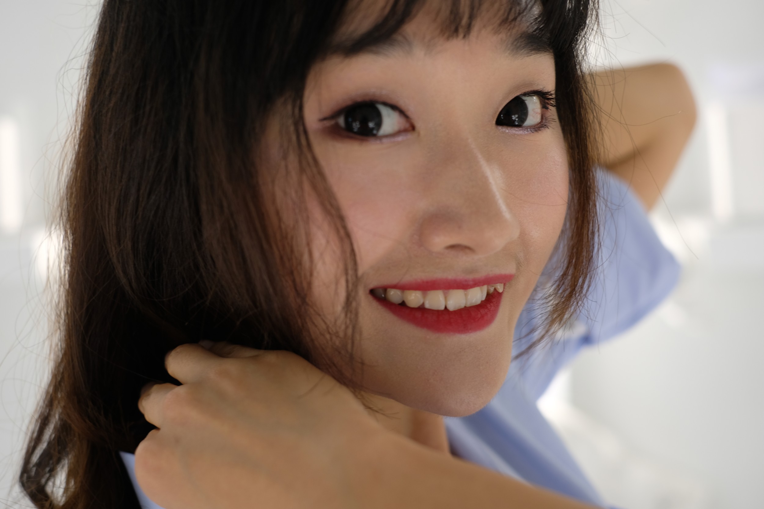 close-up of Chinese girl